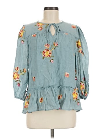 Figueroa & Flower 3/4 Sleeve Blouse (view 1)