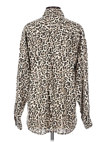 Stradivarius Long Sleeve Button-Down Shirt (view 2)