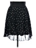 Zara Basic Stars Black Formal Skirt Size S - photo 1