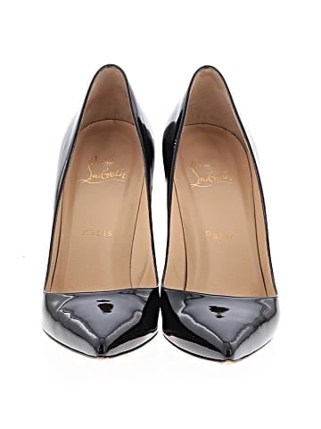 Christian Louboutin Patent Leather Pigalle Follies 100mm Pumps (view 2)