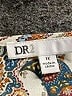 DR2 100% Polyester Paisley Brown Short Sleeve Blouse Size 1X - photo 7
