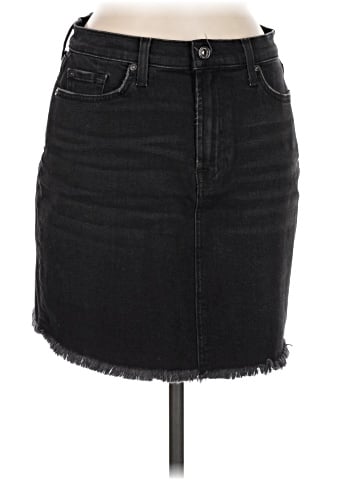 7 For All Mankind Denim Skirt (view 1)