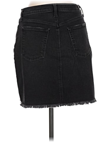 7 For All Mankind Denim Skirt (view 2)