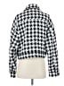 Express 100% Polyester Houndstooth White Jacket Size S - photo 2