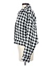 Express 100% Polyester Houndstooth White Jacket Size S - photo 5