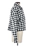 Express 100% Polyester Houndstooth White Jacket Size S - photo 4