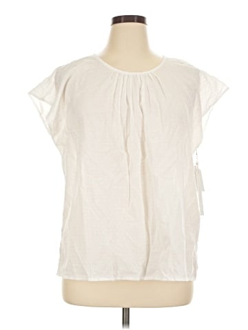 Caslon Short Sleeve Blouse (view 1)