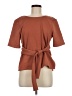 Nike Solid Orange Brown Long Sleeve Top Size M - photo 1