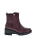 Andrea Burgundy Ankle Boots Size 7 - photo 1