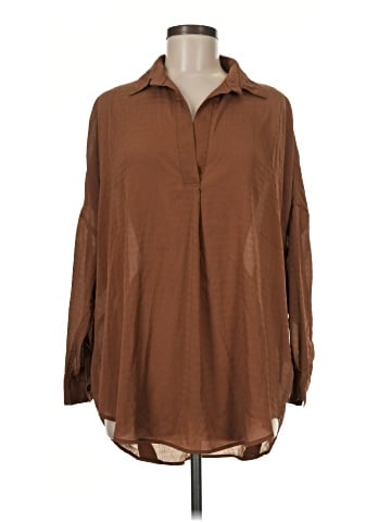 French Connection Long Sleeve Blouse (view 1)