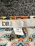 DR2 100% Polyester Paisley Brown Short Sleeve Blouse Size 2X - photo 7