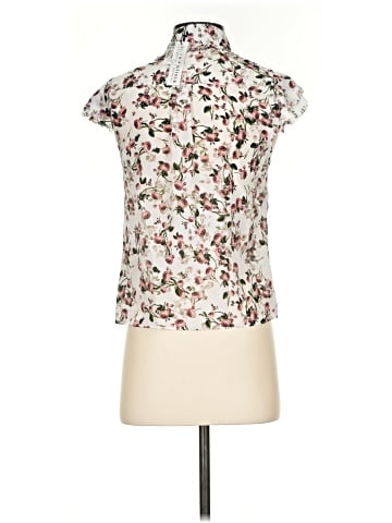 Alice + Olivia Short Sleeve Silk Top (view 2)
