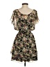 Express Floral Black Cocktail Dress Size XS - photo 2