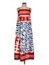 Unbranded Graphic Red Casual Dress Size L - photo 1