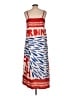 Unbranded Graphic Red Casual Dress Size L - photo 2