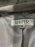 Kasper 100% Polyester Solid Gray Blazer Size 8 - photo 3