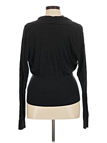 White House Black Market Silk Cardigan (view 2)