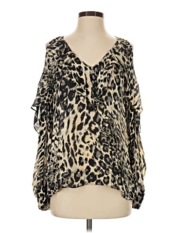 Parker 3/4 Sleeve Silk Top (view 1)