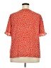 CeCe Orange Short Sleeve Blouse Size 3X - photo 2