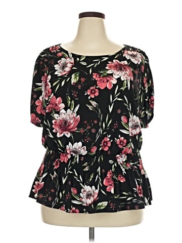 Perseption Concept Short Sleeve Blouse (view 1)