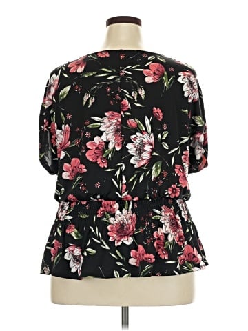 Perseption Concept Short Sleeve Blouse (view 2)