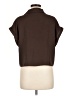 Haver 100% Polyester Brown Short Sleeve Turtleneck Size M - photo 2