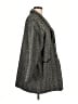 Zara Chevron-herringbone Gray Coat Size L - photo 4