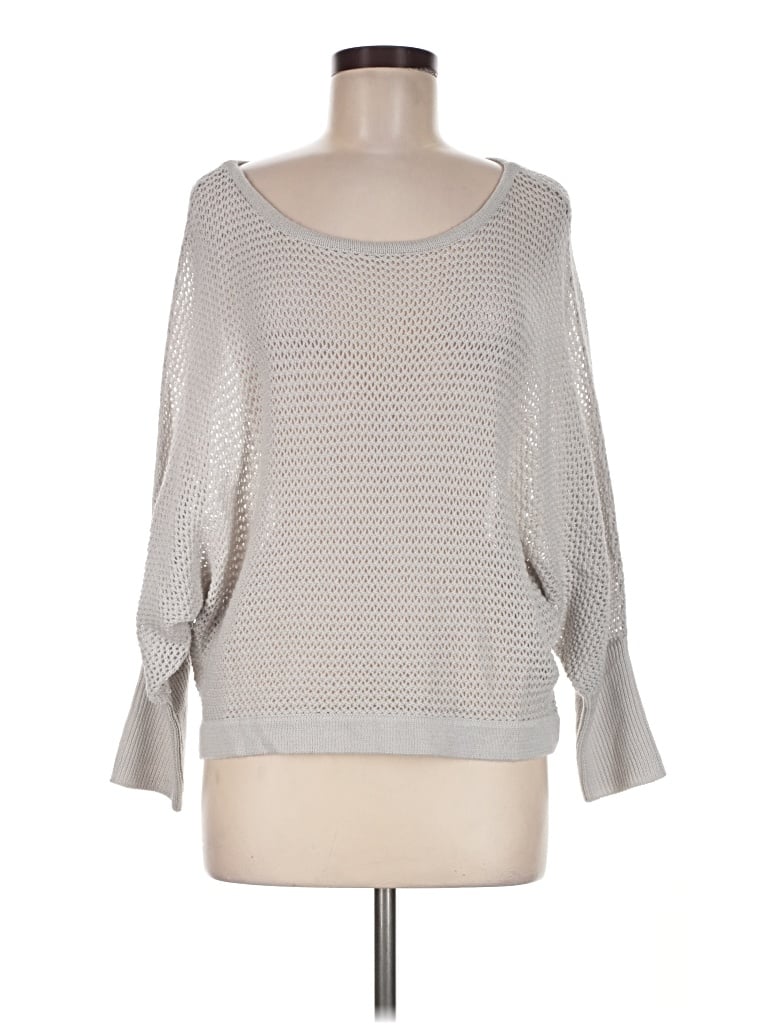 Pre-owned Bcbgmaxazria Pullover Sweater In Silver