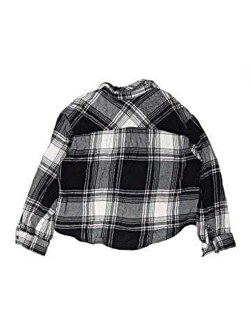 Justice Long Sleeve Button-Down Shirt (view 2)