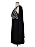 Connected Apparel 100% Polyester Black Cocktail Dress Size 16 - photo 5
