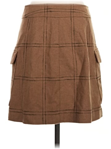 Madewell (Re)sourced Zip-Front Mini Skirt in Windowpane (view 2)