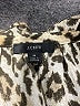 J.Crew 100% Polyester Animal Print Brown Sleeveless Blouse Size M - photo 4