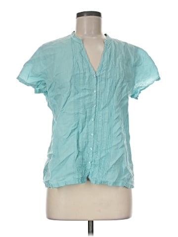 Eileen Fisher Short Sleeve Blouse (view 1)
