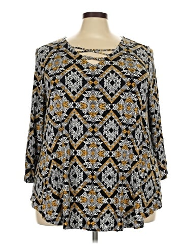 Ruby Rd. 3/4 Sleeve Blouse (view 1)
