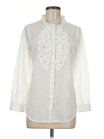 Ann Taylor LOFT Outlet Long Sleeve Blouse (view 1)