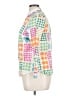 Talbots 100% Cotton Print White 3/4 Sleeve Button-Down Shirt Size XL Petite - photo 5