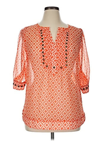 41Hawthorn 3/4 Sleeve Blouse (view 1)