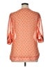 41Hawthorn 100% Polyester Orange 3/4 Sleeve Blouse Size XL - photo 2