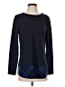 IMAN Plaid Blue Pullover Sweater Size S - photo 1