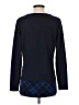 IMAN Plaid Blue Pullover Sweater Size S - photo 2