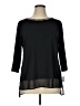 Belldini Black 3/4 Sleeve Top Size XL - photo 1