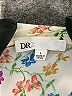 DR2 Floral Ivory Short Sleeve Blouse Size L - photo 7