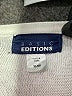 Basic Editions 100% Cotton Argyle Silver White Pullover Sweater Size XL - photo 7