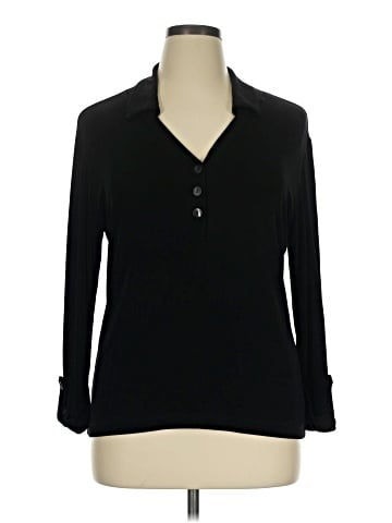 Travelers by Chico's Long Sleeve Polo (view 1)