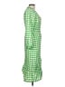Never Fully Dressed Checkered-gingham Green Casual Dress Size 10 Petite - photo 4