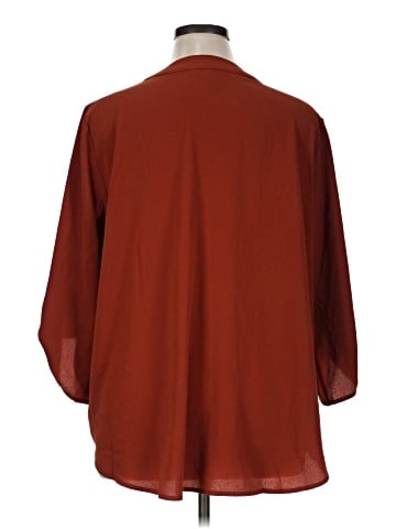 She + Sky 3/4 Sleeve Blouse (view 2)