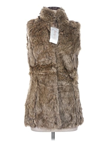 Bershka Faux Fur Vest (view 1)