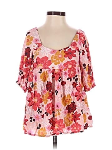 Billabong 3/4 Sleeve Blouse (view 1)