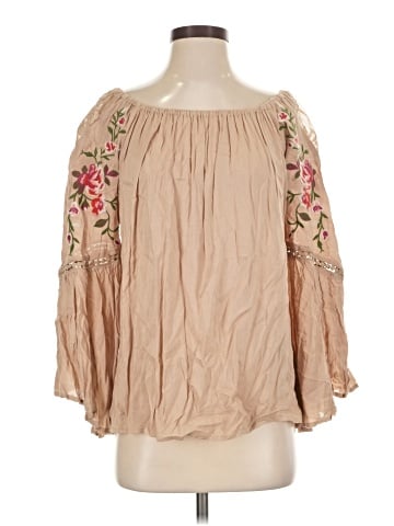 Umgee 3/4 Sleeve Blouse (view 1)