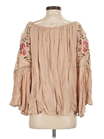 Umgee 3/4 Sleeve Blouse (view 2)